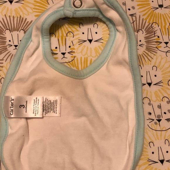 Carter's Baby Girl 4 Pc Matching Set blue florals - Picture 8 of 13